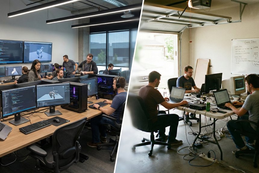 Los estudios de videojuegos indies cuentan con menos recursos