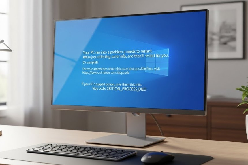 Pantalla azul de la muerte de Windows