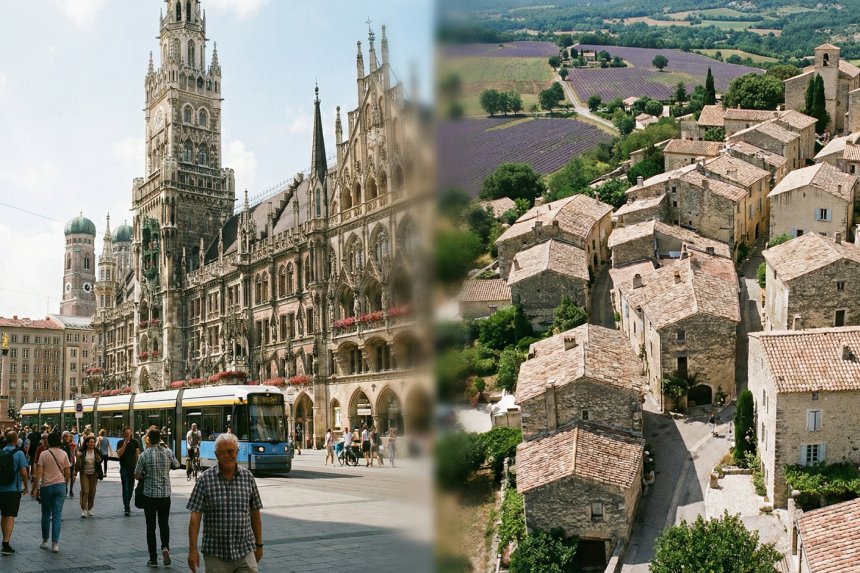 Francia y Alemania son destinos populares para viajar