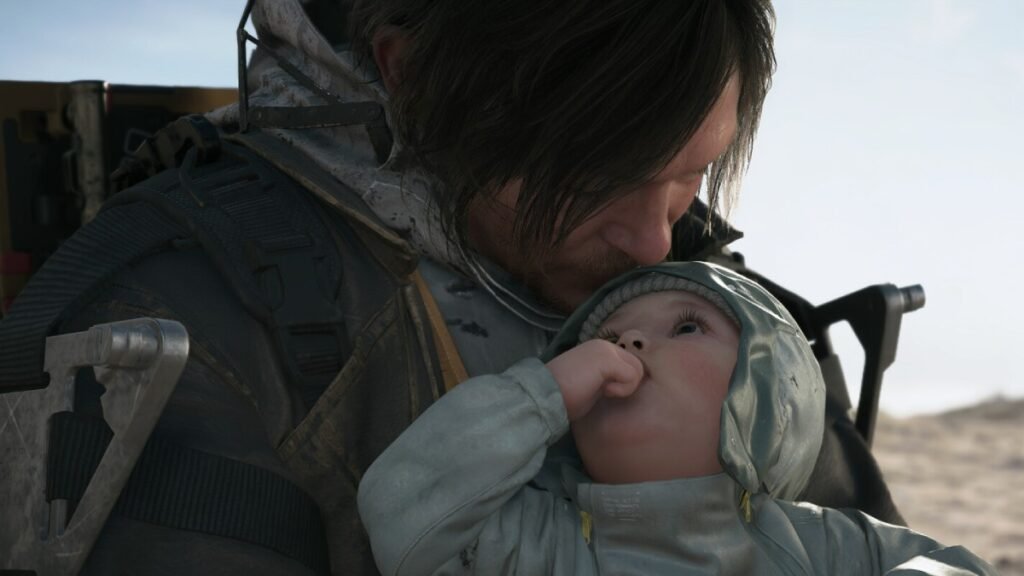 Sam Porter y Lou en Death Stranding 2