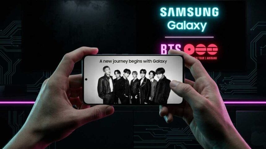 BTS y Samsung