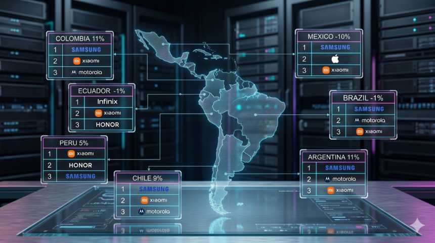 Mercado de celulares en Latam