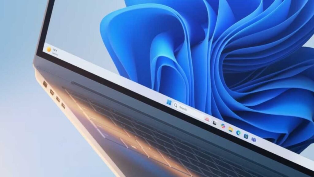 Laptop con Windows 11