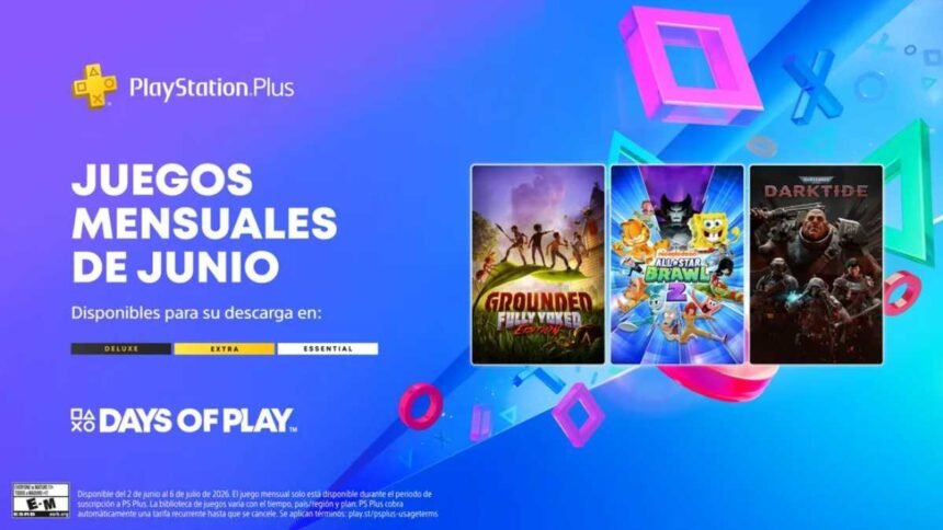 Lista de juegos para la PlayStation+ en junio