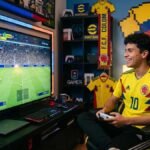 Jugador de efootball que es hincha de la selección Colombia