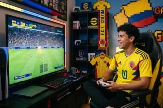 Jugador de efootball que es hincha de la selección Colombia