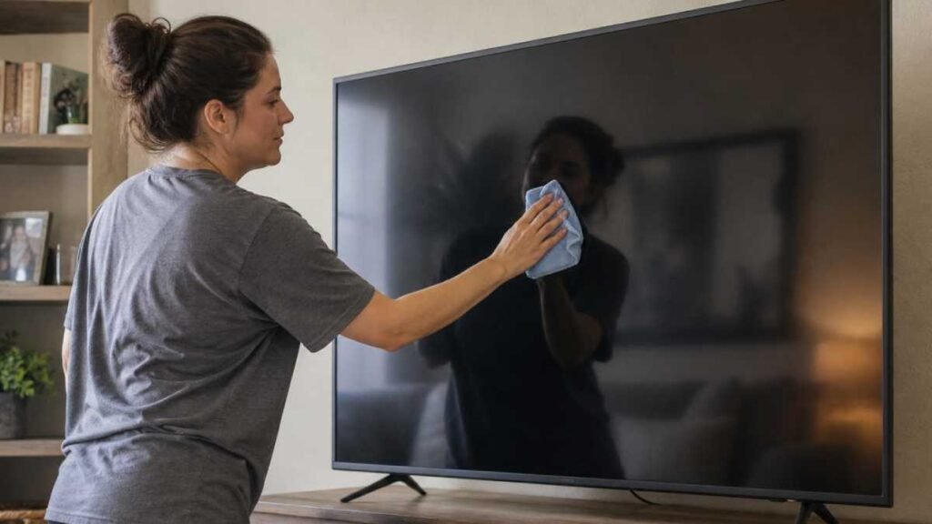 Limpiar televisor