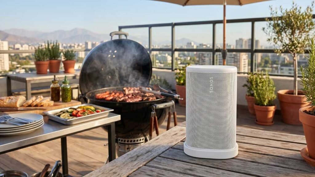 El Sonos Play suena bien en la terraza