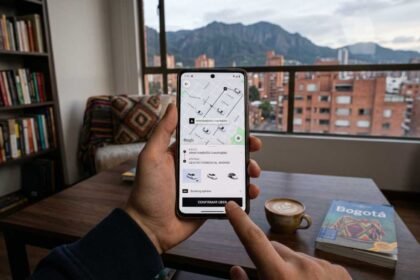 App Uber para movilizarse