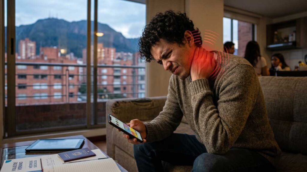 Dolor de cuello por usar el celular