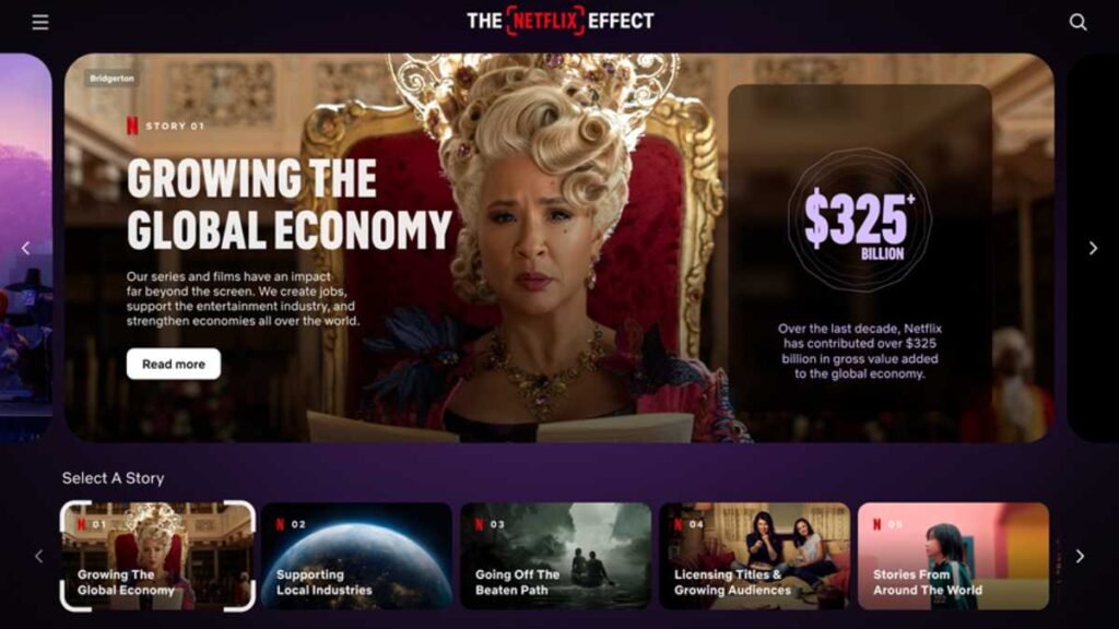 Cifras del éxito del efecto Netflix,