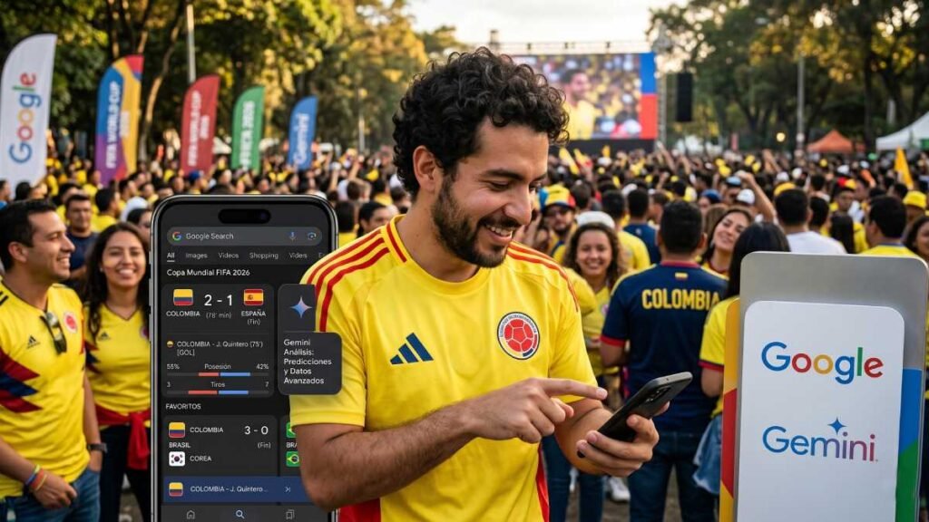 Usuario de Gemini usa la IA para seguir los partidos del Mundial 2026