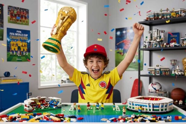 Fan de LEGO tiene la copa del mundo edición especial