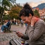 La mala postura dolor de cuello