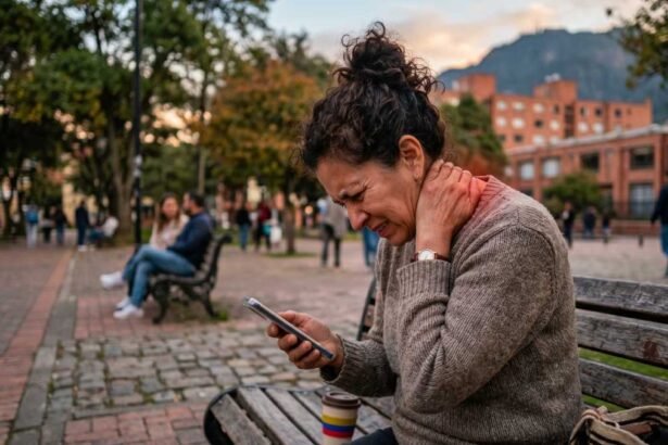 La mala postura dolor de cuello