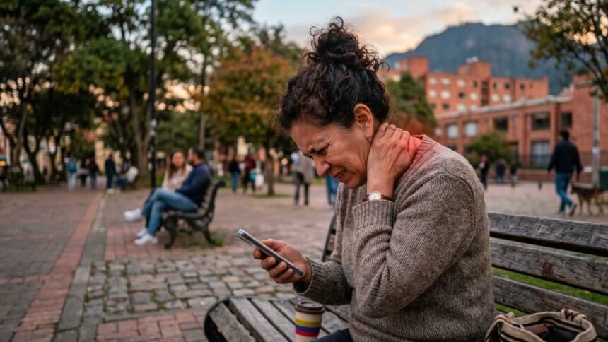 La mala postura dolor de cuello