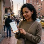 Usuario Didi pide transporte en la app