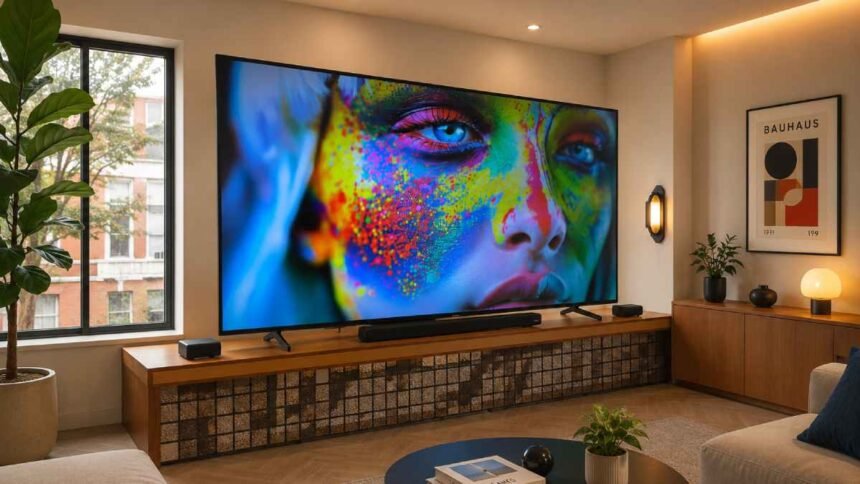 Televisor Caixun QLED de 100 pulgadas
