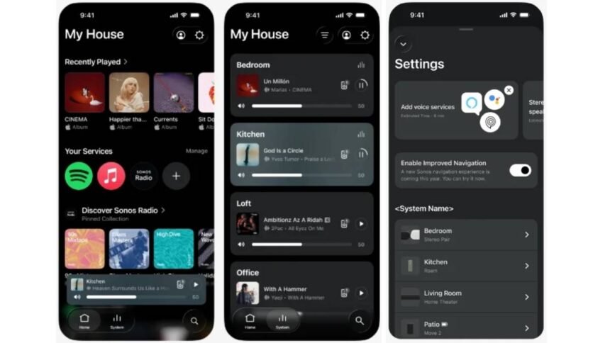 La app de Sonos se actualiza