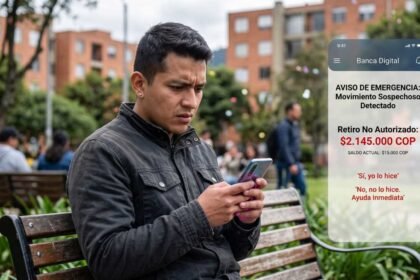 Víctima de estafa bancaria