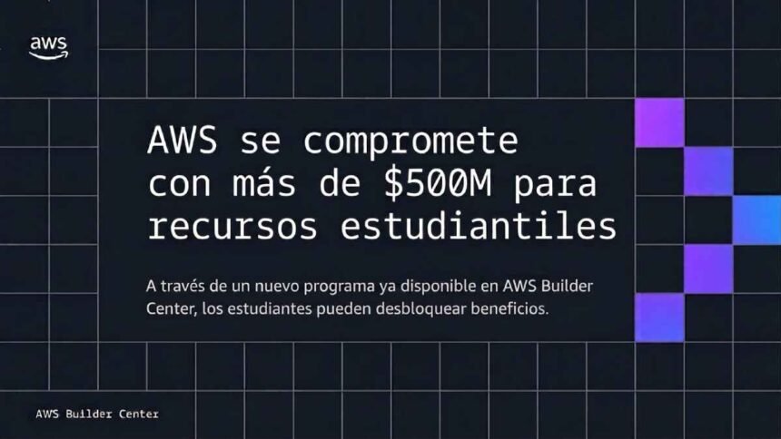AWS ofrece más de USD 500 millones en recursos para capacitar a estudiantes en nube e IA