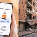 Alerta de sismo en Samsung