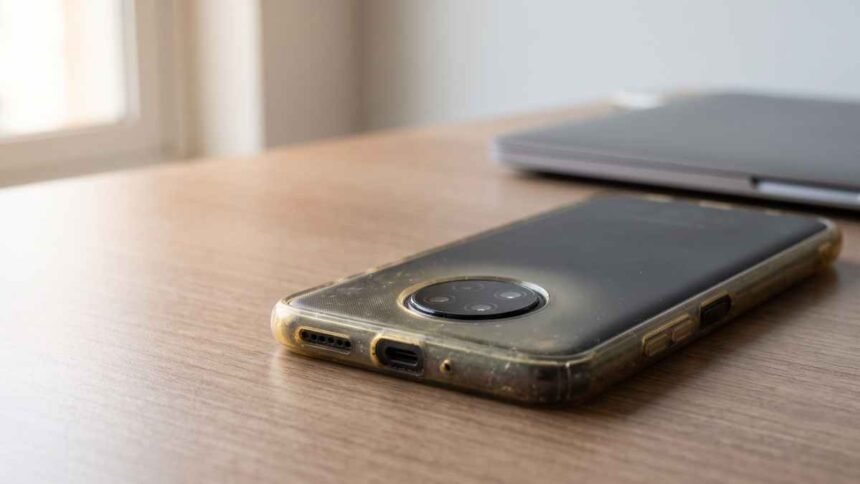 Celular sucio y con infecciones