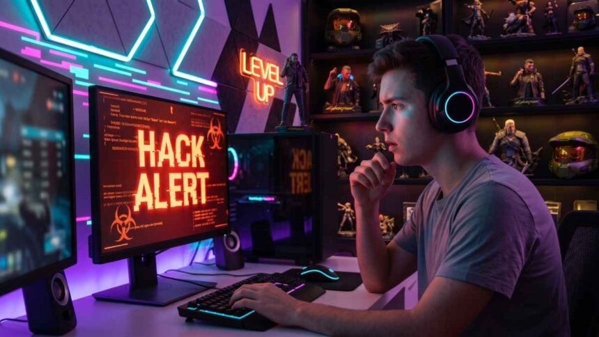 Gamer ciberataque