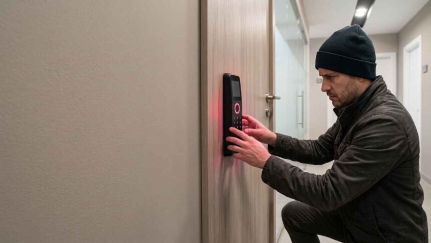 Ladrón intenta robar una casa