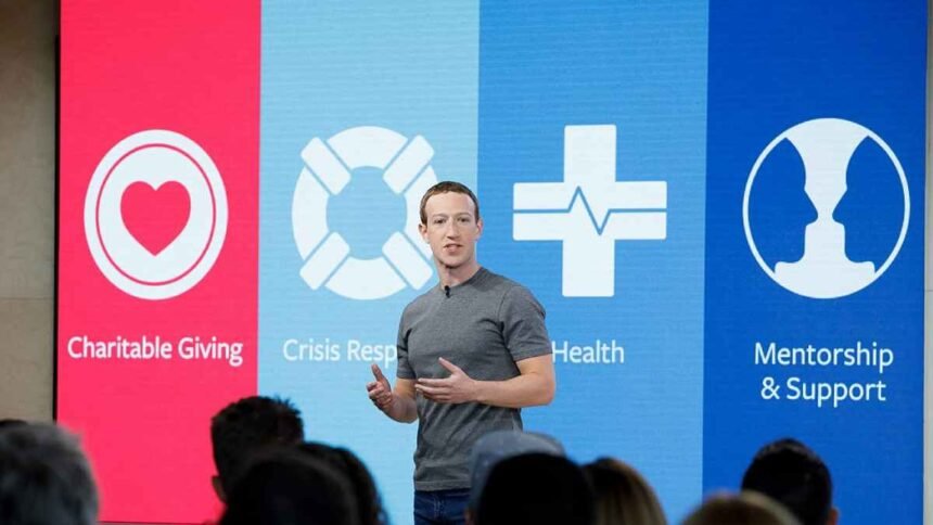 Mark Zuckerberg en conferencia