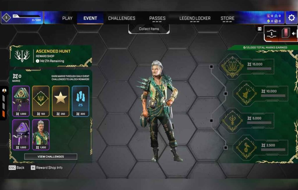 Recompensas Apex Legends