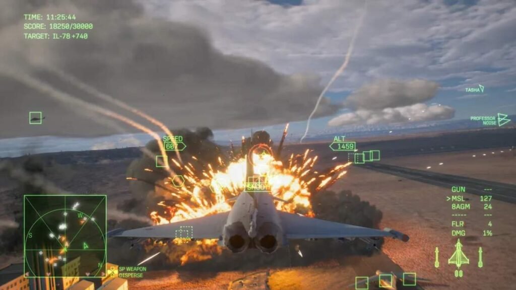 Ace Combat 8 Wings of Theve Gameplay