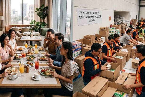 Donativos damnificados terremoto