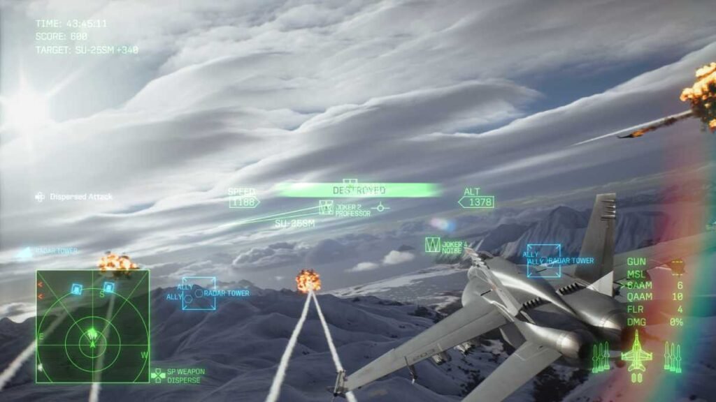 Interfaz Ace Combat 8