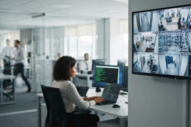 Cámaras fallando en una empresa