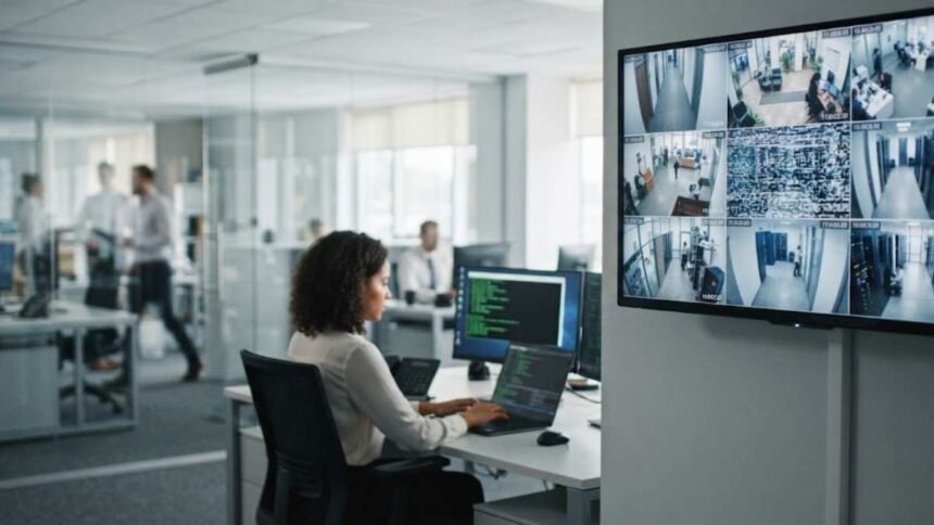 Cámaras fallando en una empresa