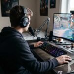 Gamer jugando