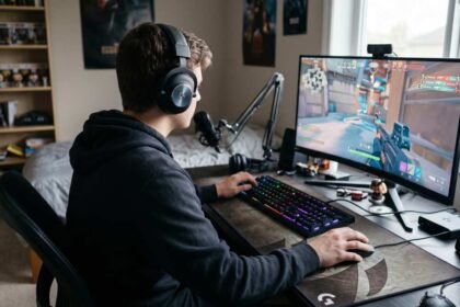 Gamer jugando