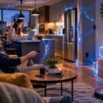 Hogar con paredes que guardan energía