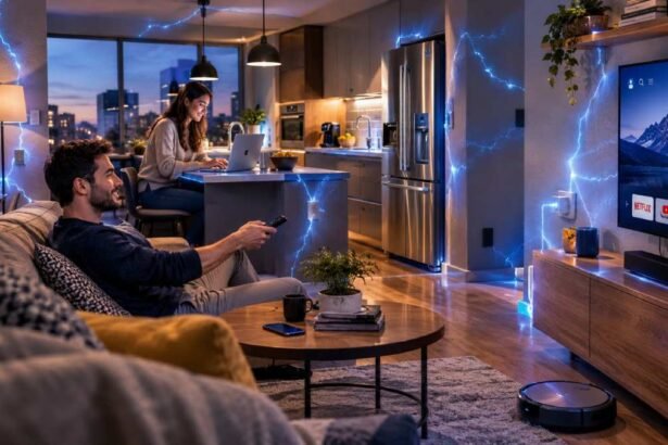 Hogar con paredes que guardan energía