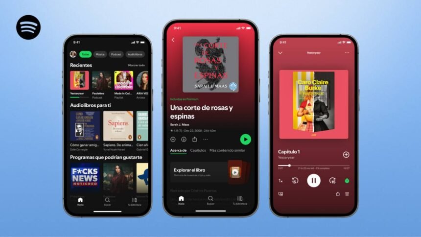 Spotify Audiolibros